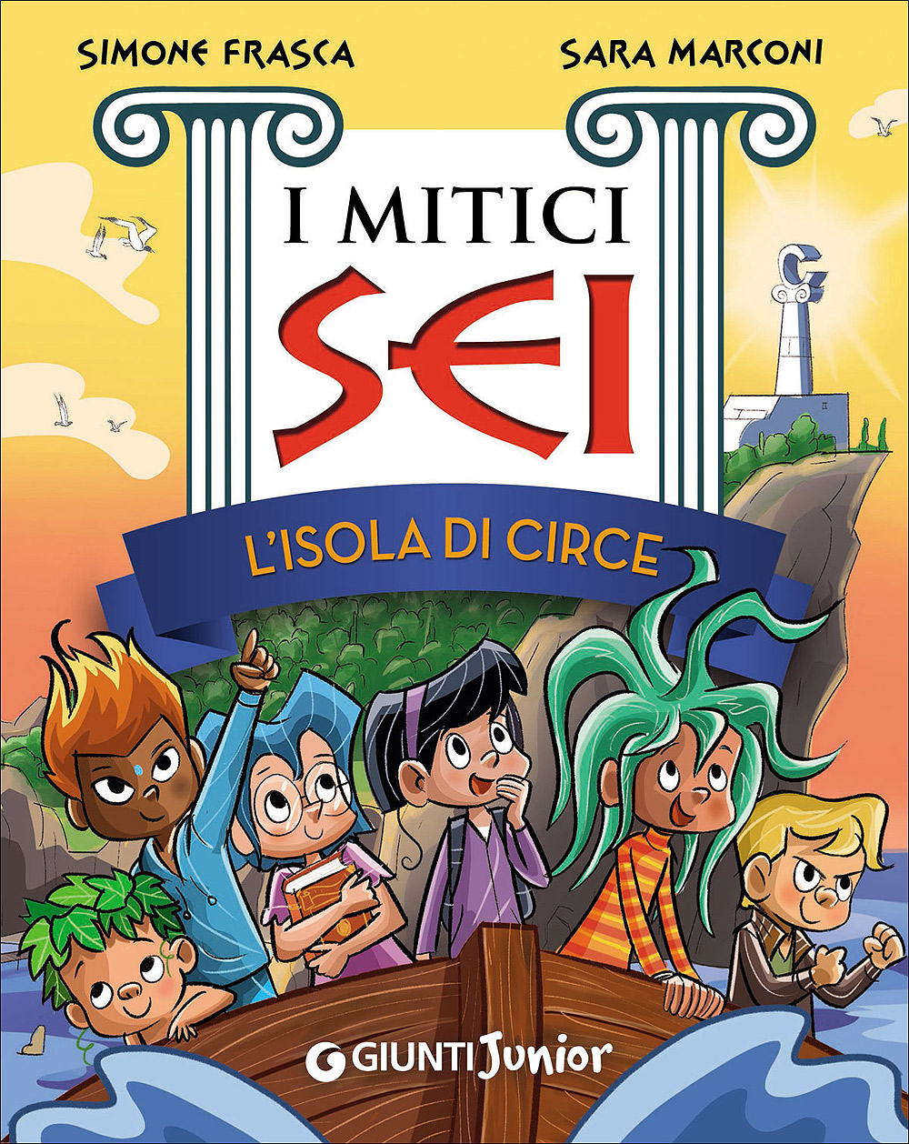 Copertina del libro "L'isola di Circe" della collana "I mitici sei" di Sara Marconi